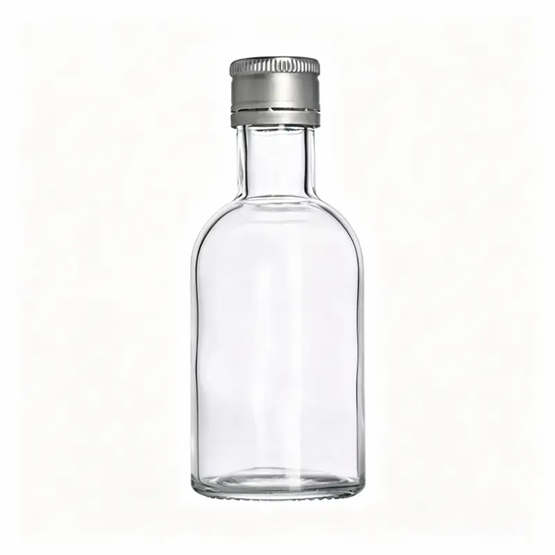 Bouteilles de tequila en verre vides de 100 ml avec bouchon en aluminium