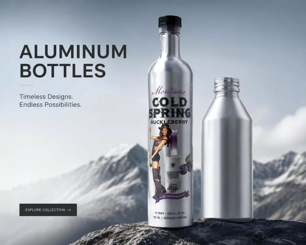 Bouteilles en aluminium