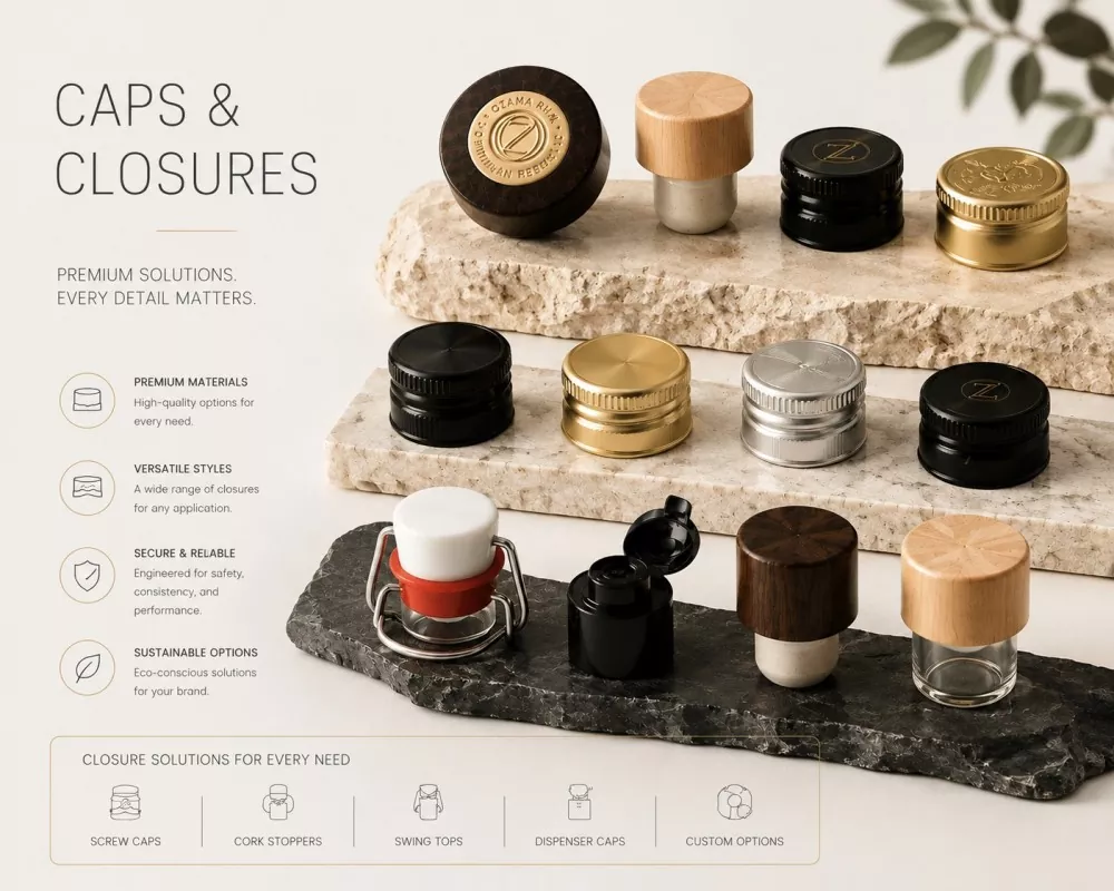 Bouchons et fermetures